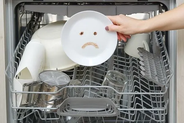 dishwasher not cleaning top rack